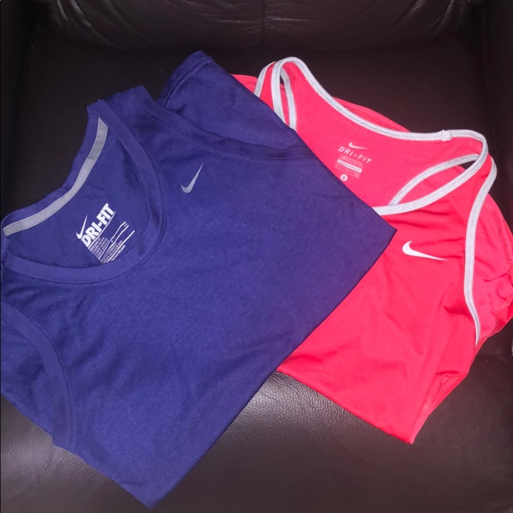 2 Nike Dri Fit tanks